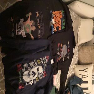 Barstool Sports Ugly Sweaters, 4 of them!